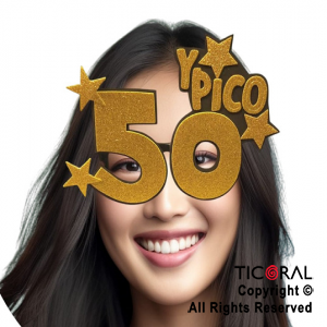 Anteojo 50 aos y pico con estrellas oro x 1
